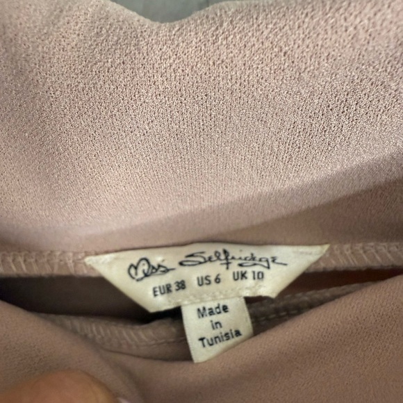 Miss Selfridge size 6 pink cropped Wide Leg Pants - Picture 5 of 8